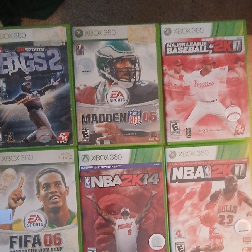 360 Sports Game Bundle - Green Cases